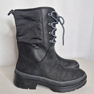 Timberland Malynn Waterproof Leather & Nylon Insulated Boots - Size 8.5